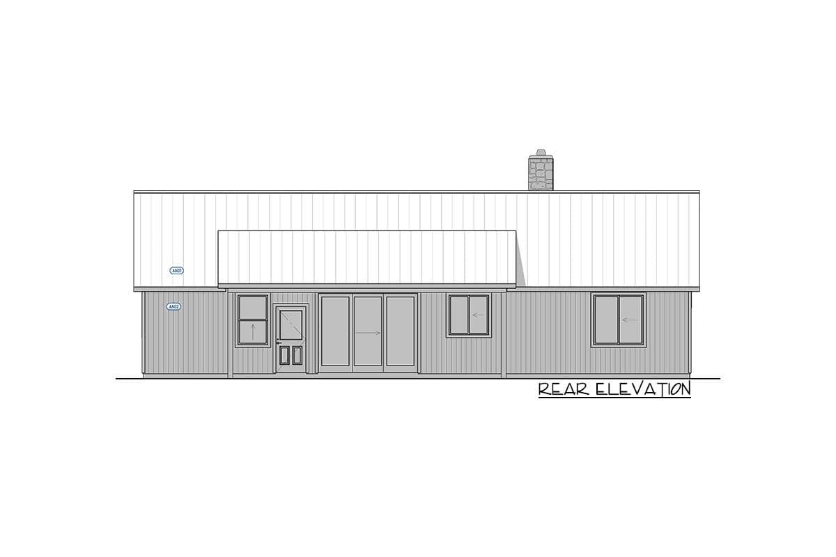 Plan 400010FTY: 3-Bed Rustic Ranch Plan with 10'-Deep Porch - Image #16 - Country, Craftsman, Mountain, Ranch, Rustic