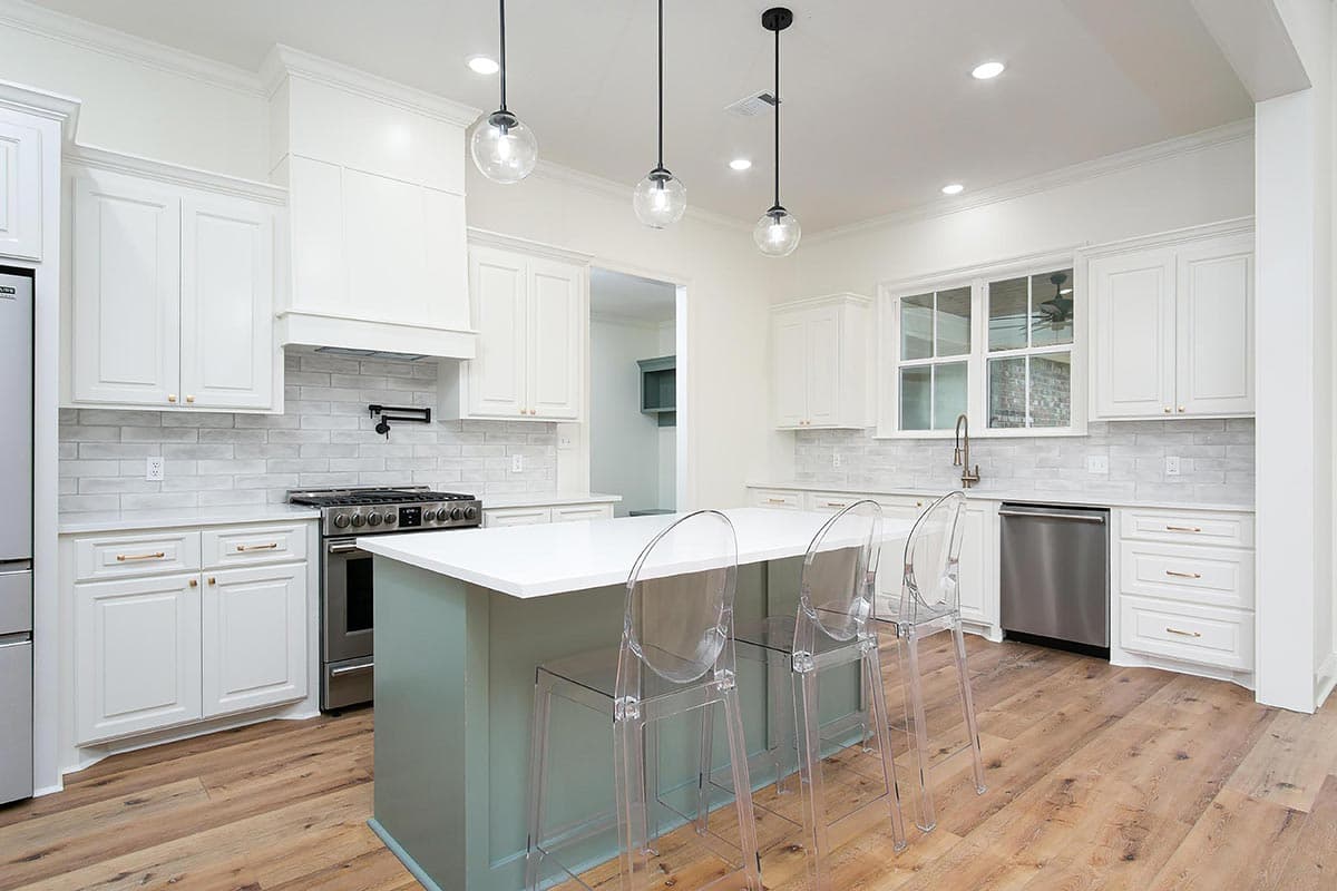 Plan 51917HZ: Modern Farmhouse Plan with L-Shaped Front Porch and Master Suite Laundry - Image #10 - Country, Farmhouse, Modern Farmhouse, Traditional