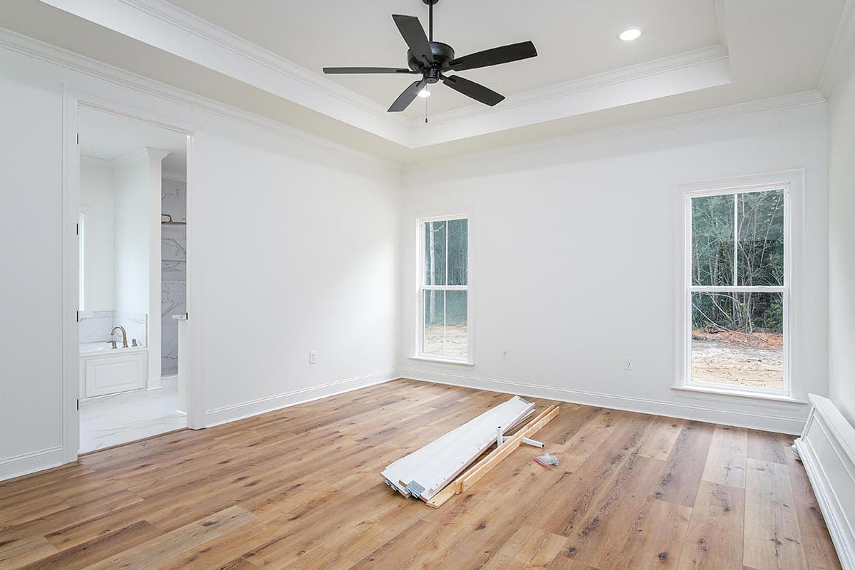 Plan 51917HZ: Modern Farmhouse Plan with L-Shaped Front Porch and Master Suite Laundry - Image #14 - Country, Farmhouse, Modern Farmhouse, Traditional