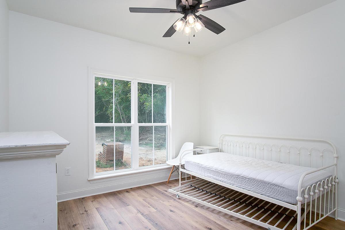 Plan 51917HZ: Modern Farmhouse Plan with L-Shaped Front Porch and Master Suite Laundry - Image #20 - Country, Farmhouse, Modern Farmhouse, Traditional