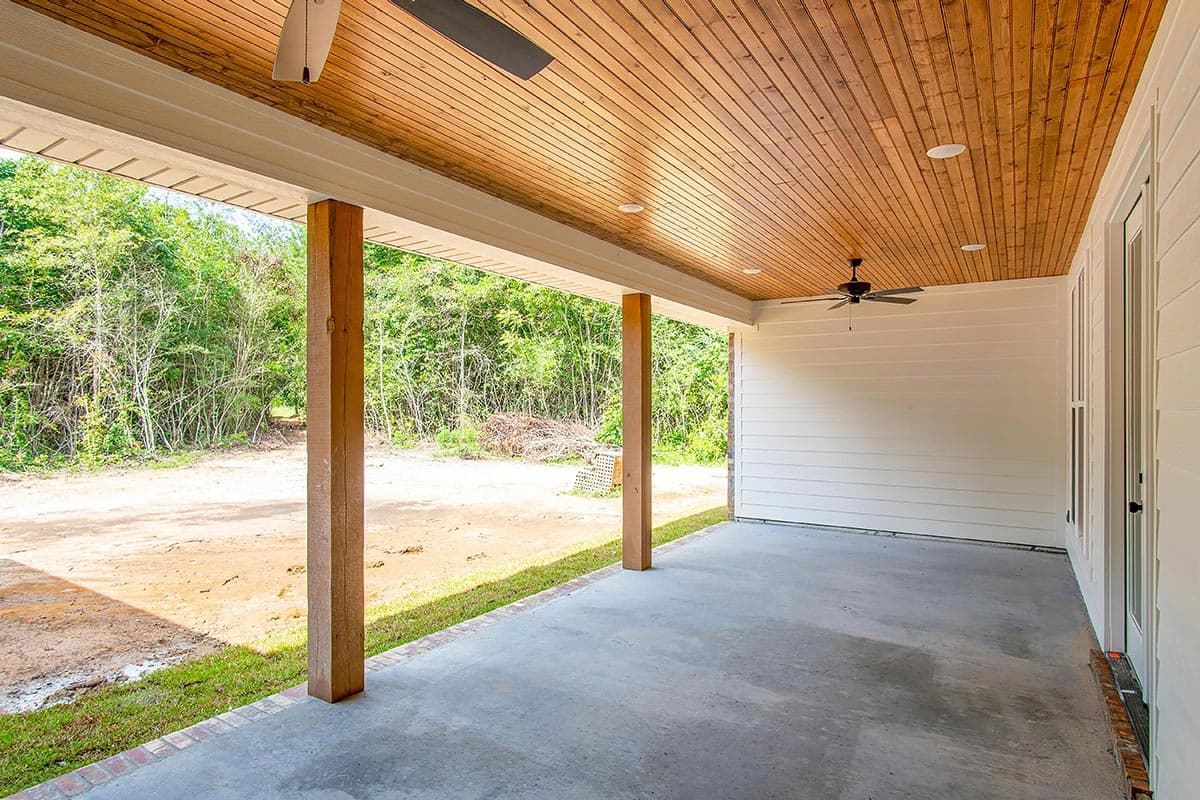 Plan 51917HZ: Modern Farmhouse Plan with L-Shaped Front Porch and Master Suite Laundry - Image #27 - Country, Farmhouse, Modern Farmhouse, Traditional