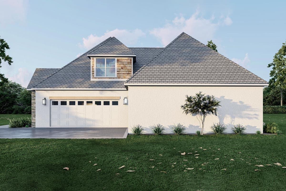 Plan 70783MK: Rustic 3-Bed House Plan with 3-car Garage and a Bonus Room - 2199 Sq Ft - Image #7 - Country, Craftsman, European, Ranch, Traditional