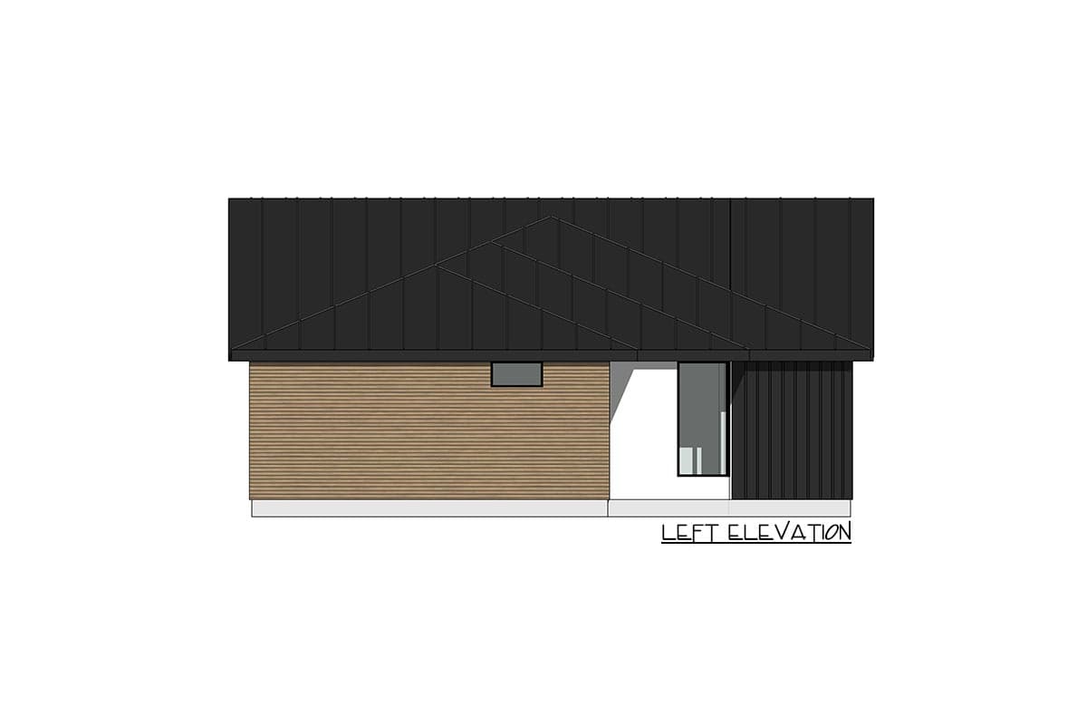 Plan 420050WNT: Mid-century Modern Home Plan with 3 Bedrooms - Image #8 - Contemporary, Mid Century Modern, Modern, Mountain, Northwest, Ranch