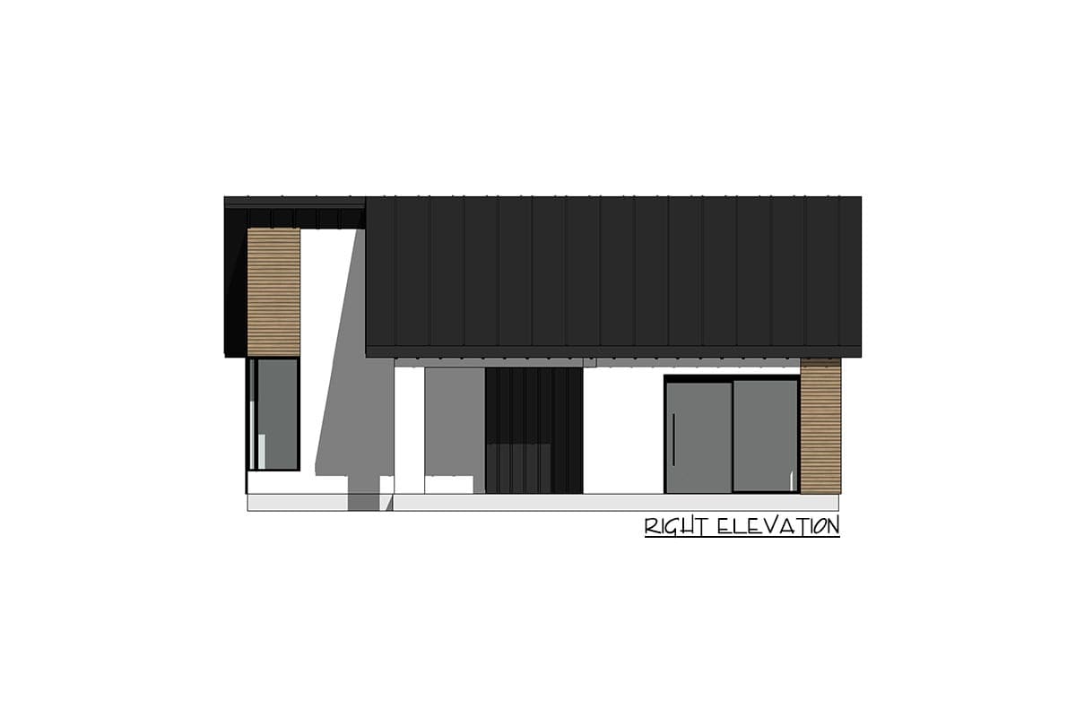 Plan 420050WNT: Mid-century Modern Home Plan with 3 Bedrooms - Image #10 - Contemporary, Mid Century Modern, Modern, Mountain, Northwest, Ranch