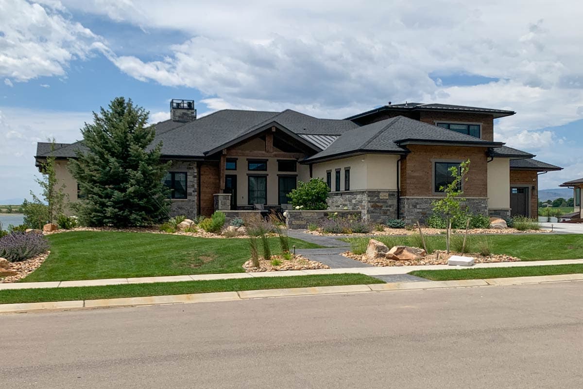 Plan 64529SC: Modern Ranch with Second-Story Gym for the Rear-View Lot - Image #3 - Craftsman, Mountain, New American, Prairie, Ranch, Shingle