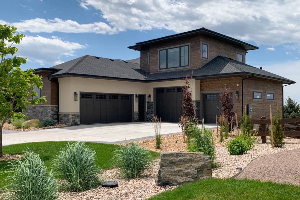 Plan 64529SC: Modern Ranch with Second-Story Gym for the Rear-View Lot - Image #5 - Craftsman, Mountain, New American, Prairie, Ranch, Shingle