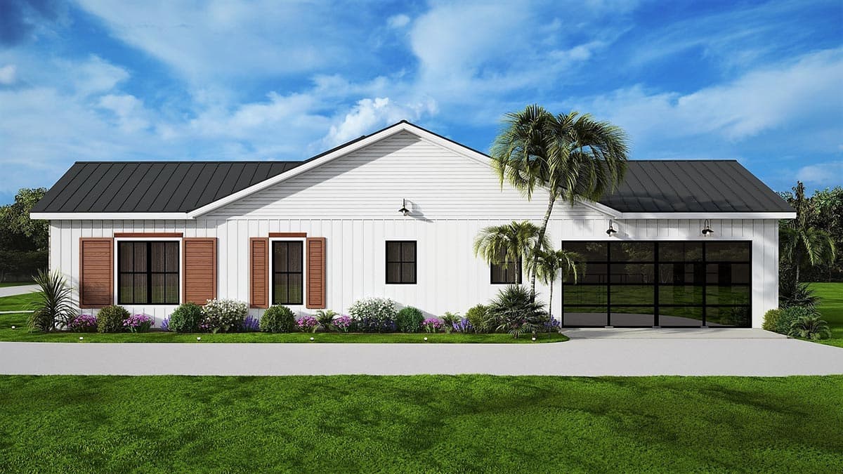 Plan 25777GE: New American Ranch with Wraparound Porch and Rear Garage - Image #9 - Country, Farmhouse, Modern Farmhouse, New American, Ranch