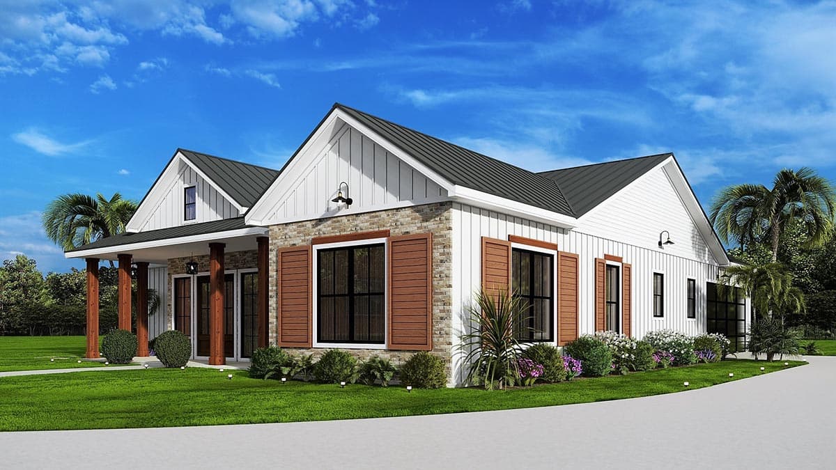 Plan 25777GE: New American Ranch with Wraparound Porch and Rear Garage - Image #11 - Country, Farmhouse, Modern Farmhouse, New American, Ranch