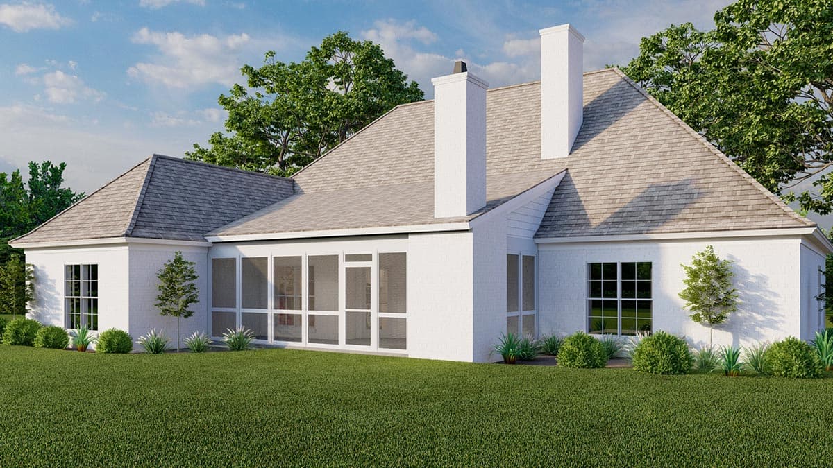 Plan 70784MK: Multi-Generational European Home Plan with Two Master Suites - 2565 Sq Ft - Image #4 - Acadian, European, French Country, Louisiana-Style, Southern, Southern Traditional