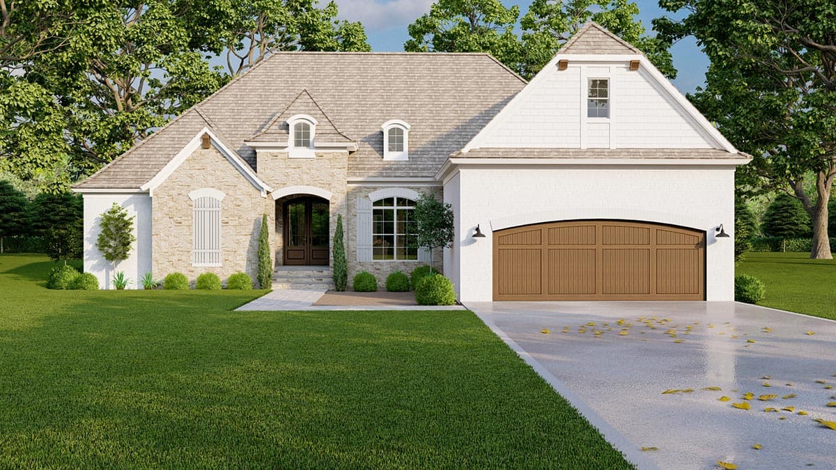 Plan 70784MK: Multi-Generational European Home Plan with Two Master Suites - 2565 Sq Ft - Image #7 - Acadian, European, French Country, Louisiana-Style, Southern, Southern Traditional