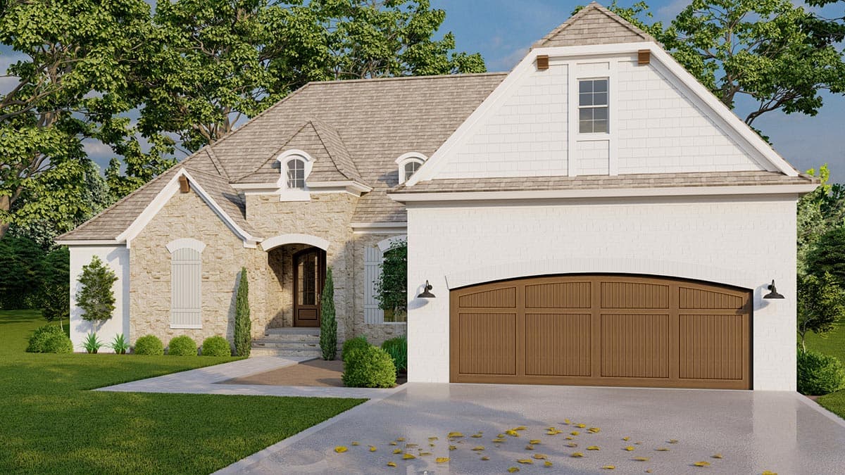Plan 70784MK: Multi-Generational European Home Plan with Two Master Suites - 2565 Sq Ft - Image #8 - Acadian, European, French Country, Louisiana-Style, Southern, Southern Traditional