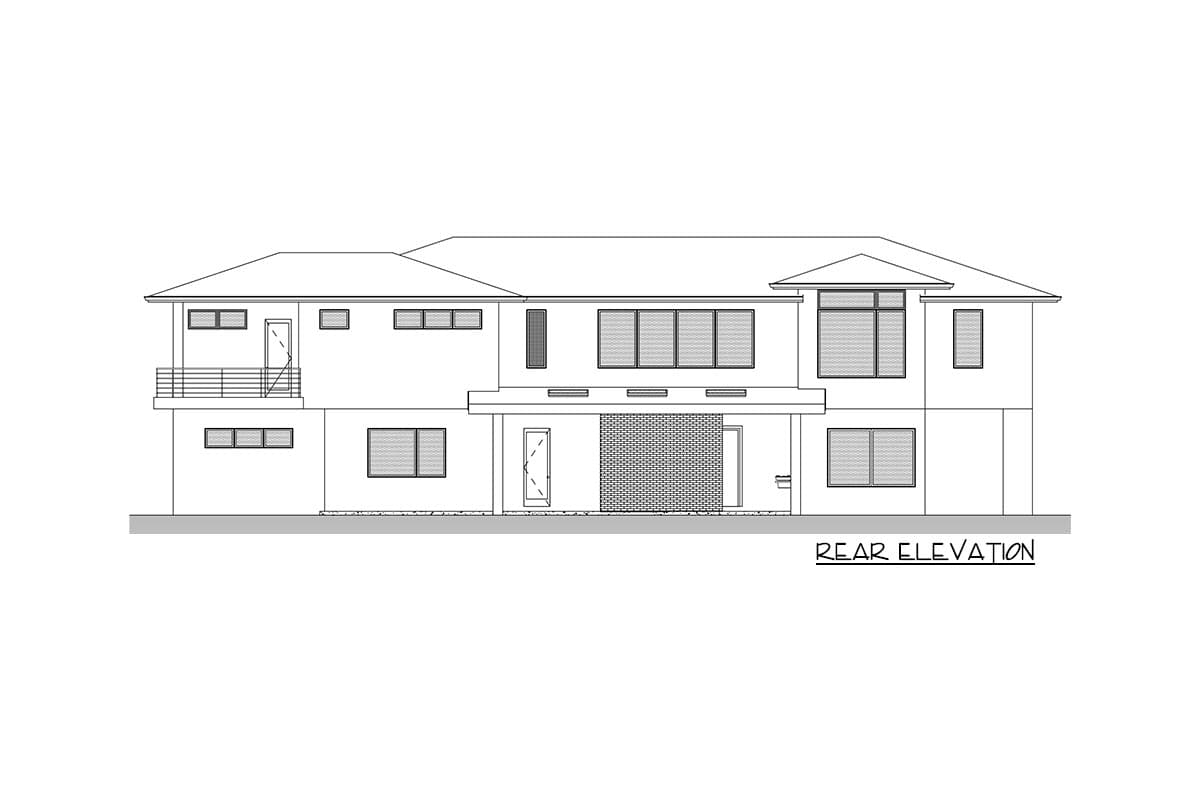 Plan 666178RAF: Spacious Contemporary Northwest House Plan with Home Office and Guest Suite - Image #7 - Contemporary, Modern, Northwest, Prairie