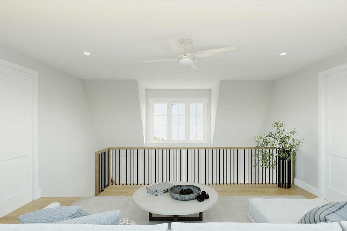 Plan 50214PH: 2-Story Modern Tudor House Plan with Main-level Master Bedroom - Image #8 - Country, European, Transitional, Tudor