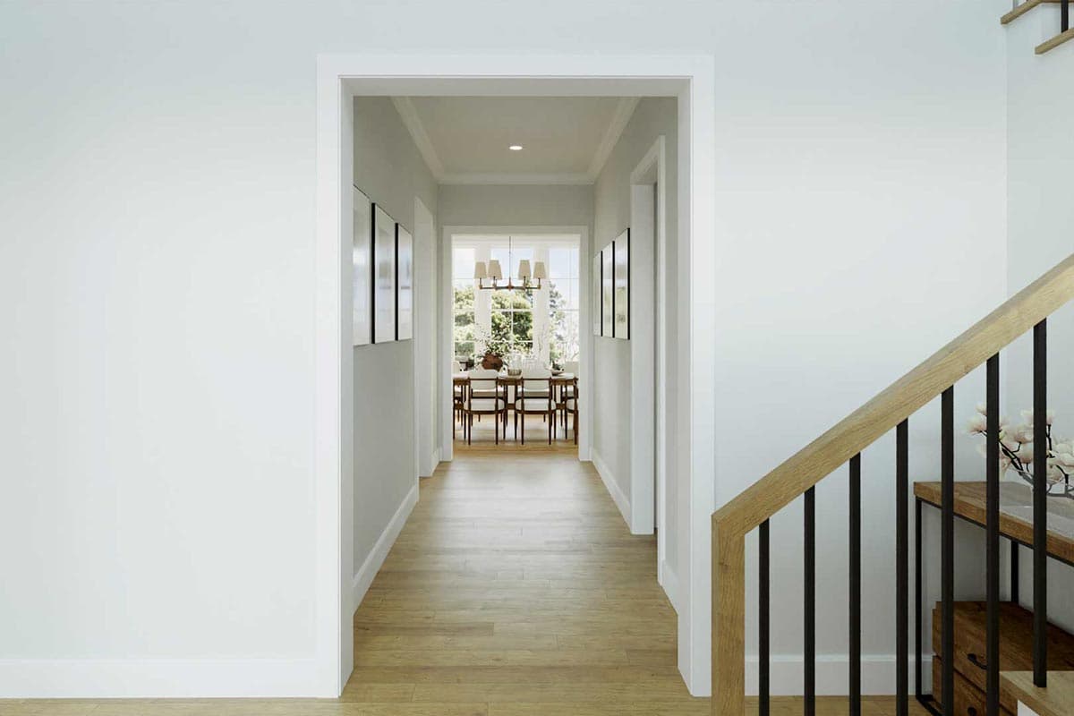 Plan 50214PH: 2-Story Modern Tudor House Plan with Main-level Master Bedroom - Image #9 - Country, European, Transitional, Tudor