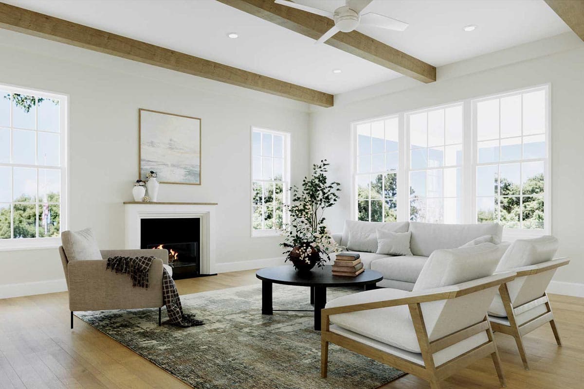 Plan 50215PH: Transitional European Home Plan with Office and Large Playroom - 3602 Sq Ft - Image #7 - European, New American, Transitional, Tudor