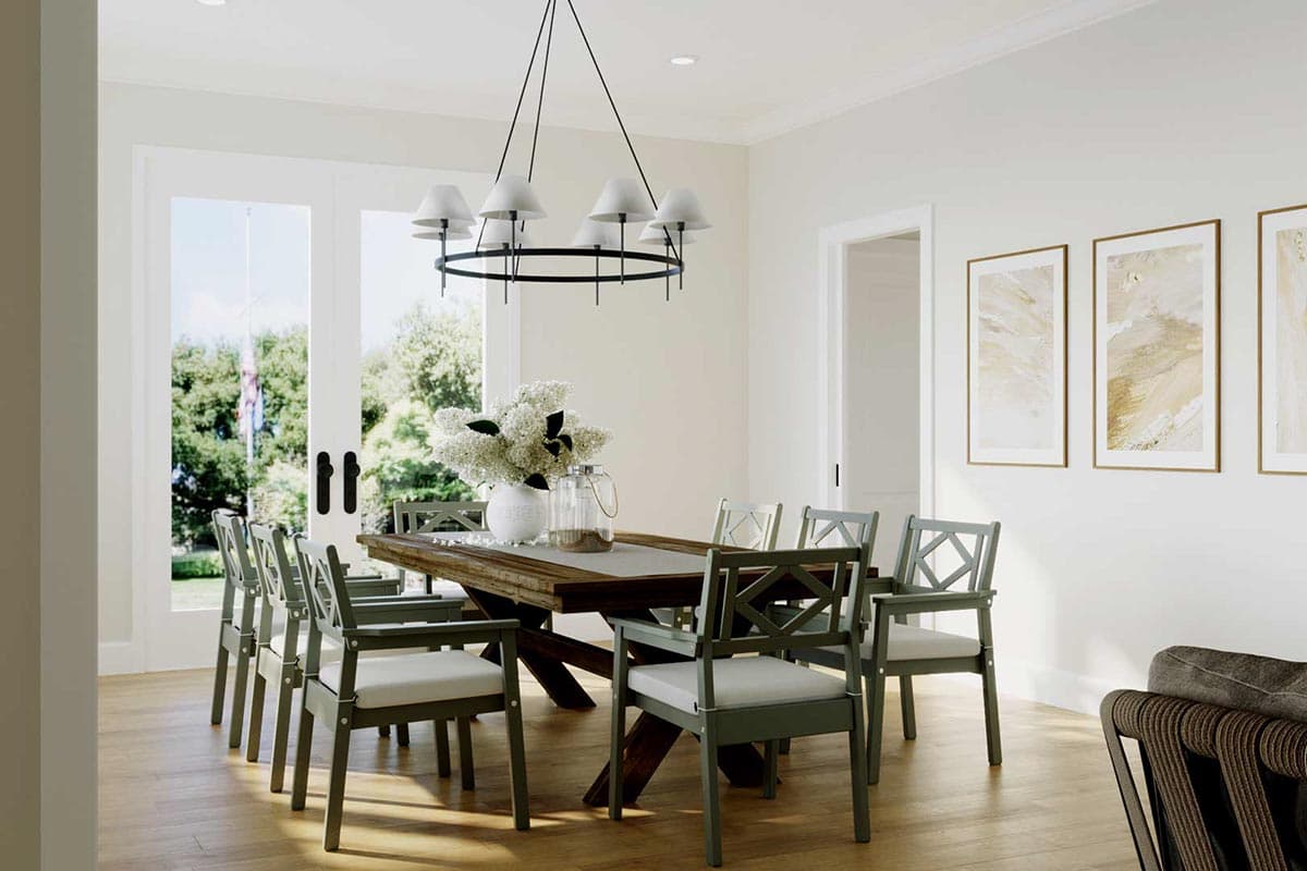 Plan 50215PH: Transitional European Home Plan with Office and Large Playroom - 3602 Sq Ft - Image #10 - European, New American, Transitional, Tudor