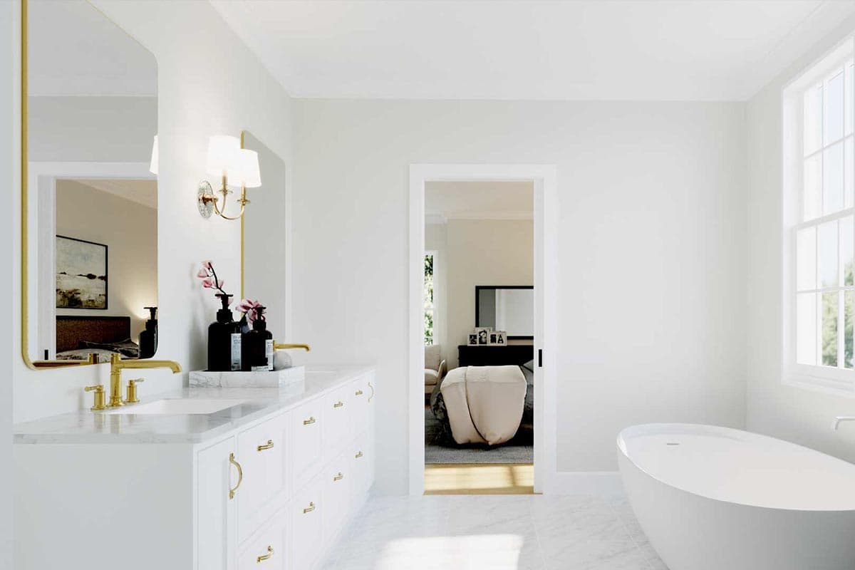 Plan 50215PH: Transitional European Home Plan with Office and Large Playroom - 3602 Sq Ft - Image #11 - European, New American, Transitional, Tudor