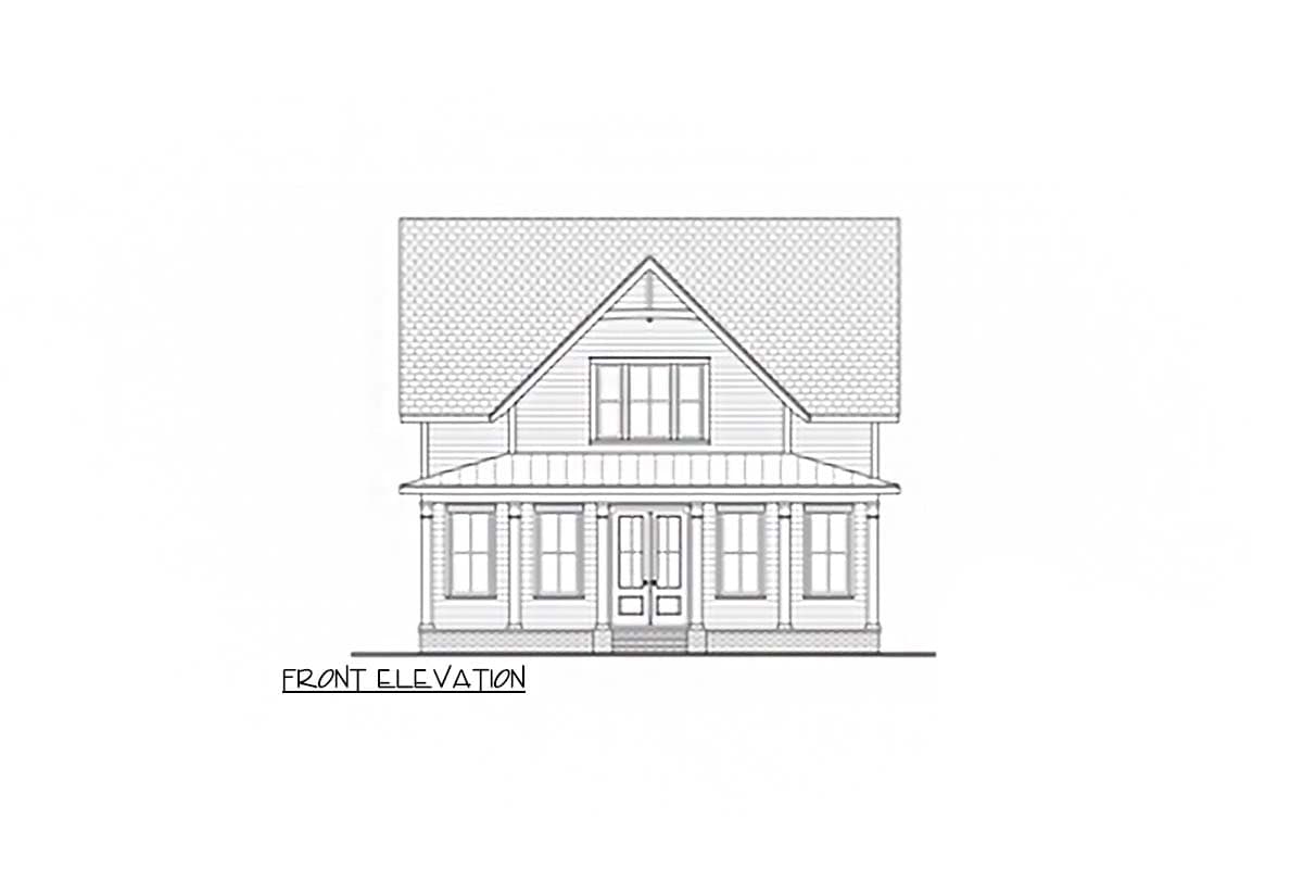 Plan 50216PH: New American Farmhouse Plan with Expansive Front Porch and a Home Office - 2743 Sq FT - Image #14 - Cabin, Country, Craftsman, Farmhouse, Modern Farmhouse, New American, Rustic, Southern, Traditional