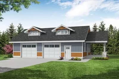 926 Sq. Ft. 2-Car Garage with 250 Sq. Ft. Heated Space