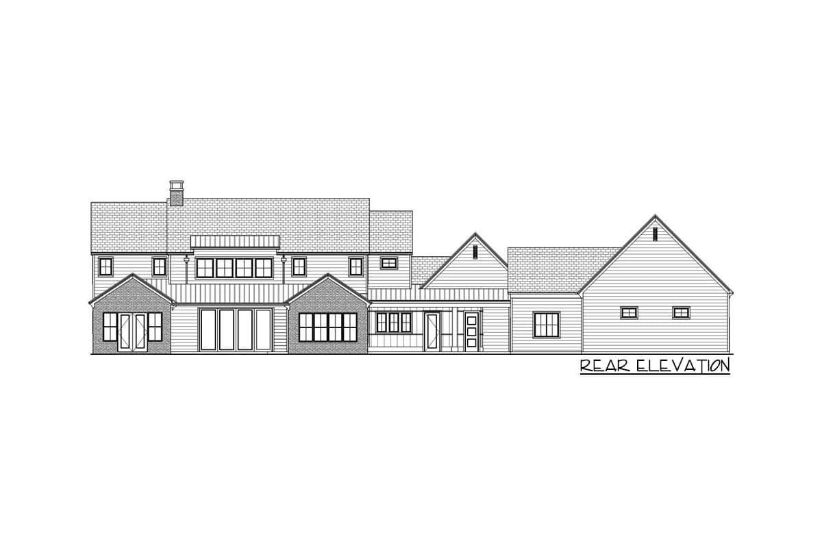 Plan 580000DFT: Modern European-Style Estate with Study and First-floor Master Bedroom - 5416 Sq Ft - Image #4 - Country, European, French Country, Southern, Traditional