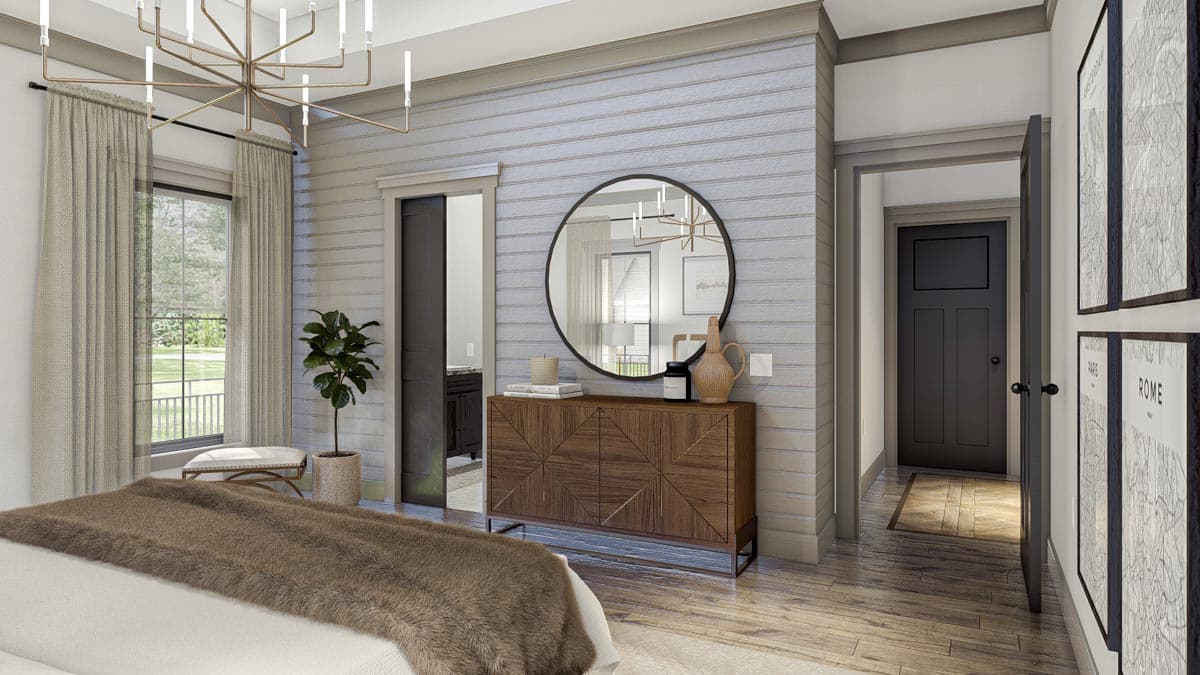 Plan 623123DJ: 4 Bed 2-Story Traditional House Plan with Vaulted Home Office - Image #19 - Craftsman, New American, Transitional