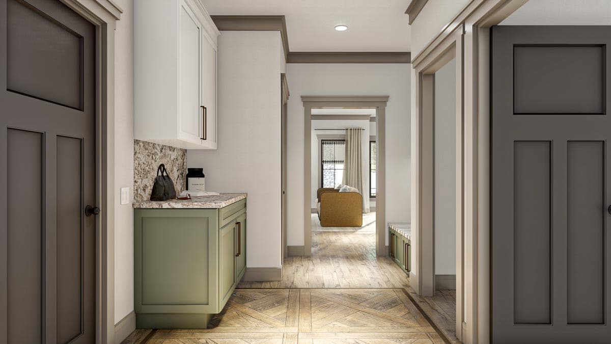 Plan 623123DJ: 4 Bed 2-Story Traditional House Plan with Vaulted Home Office - Image #20 - Craftsman, New American, Transitional