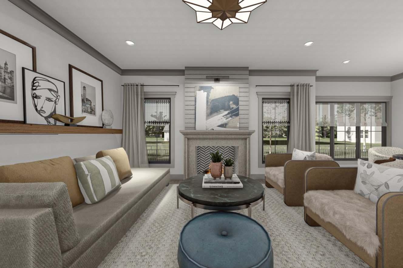 Plan 623123DJ: 4 Bed 2-Story Traditional House Plan with Vaulted Home Office - Virtual Tour Cover Image - Craftsman, New American, Transitional