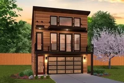 Modern Detached Garage with Studio
