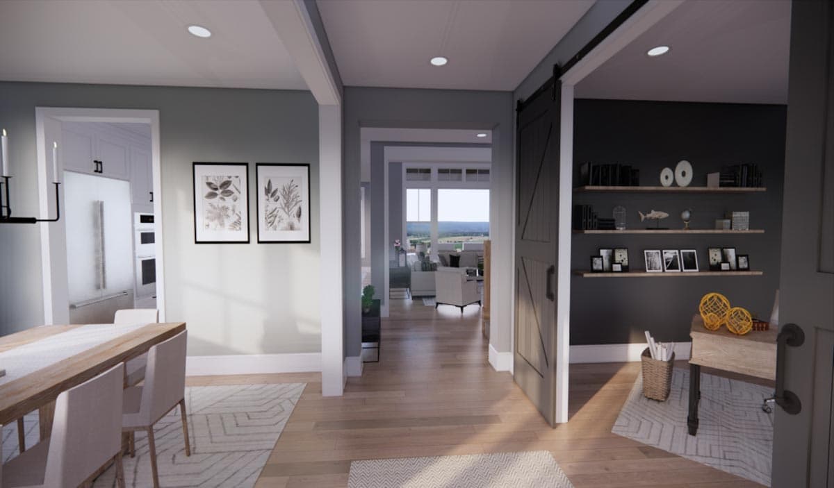 Plan 14744RK: 5-Bed Modern Farmhouse with Upstairs In-Law Suite - Image #8 - Country, Craftsman, Farmhouse, Modern Farmhouse, New American