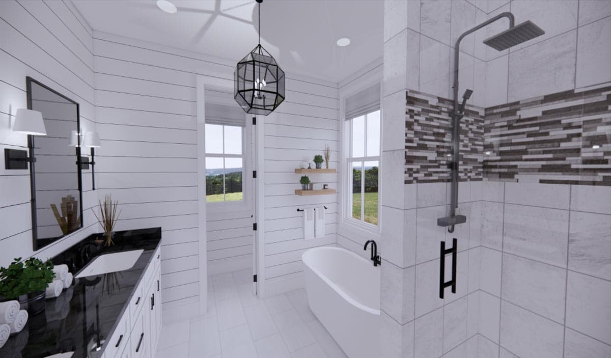 Plan 14744RK: 5-Bed Modern Farmhouse with Upstairs In-Law Suite - Image #15 - Country, Craftsman, Farmhouse, Modern Farmhouse, New American