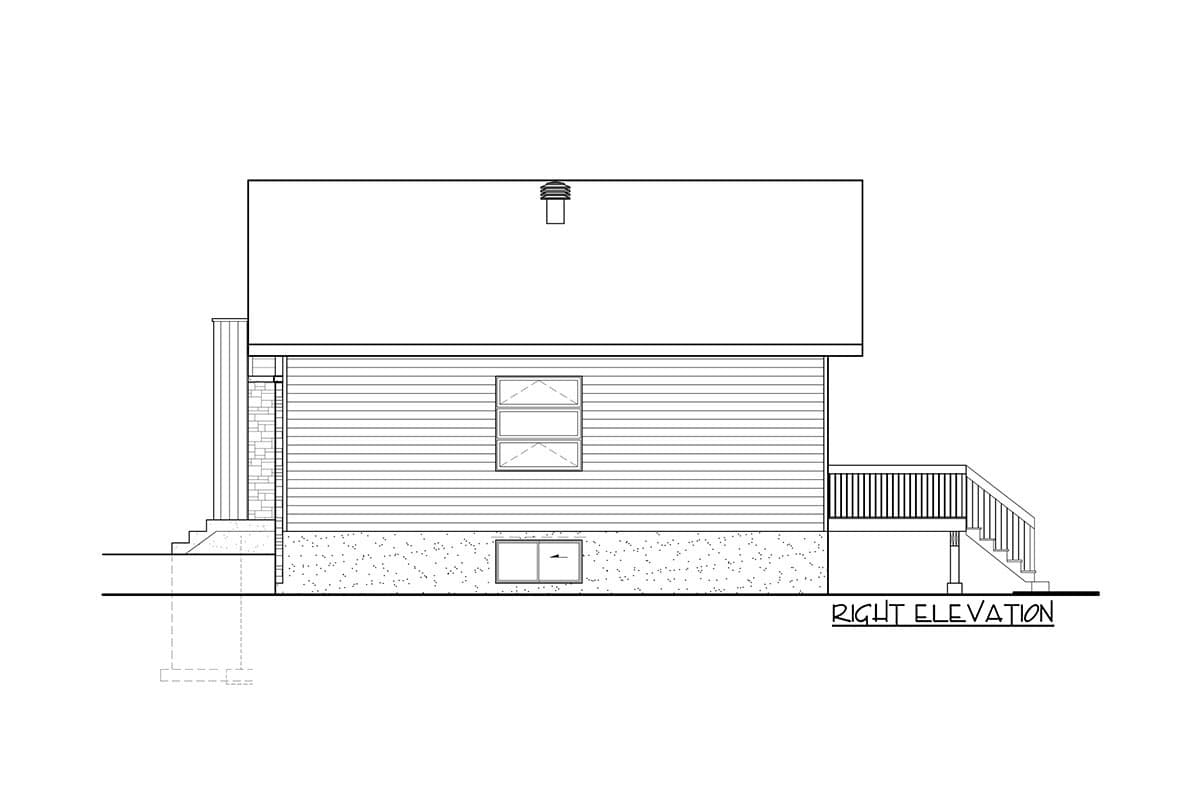 Plan 80978PM: Modern 1115 Sq Ft Bungalow with 2 Bedrooms - Image #5 - Bungalow, Contemporary, Cottage, Modern, Northwest, Ranch
