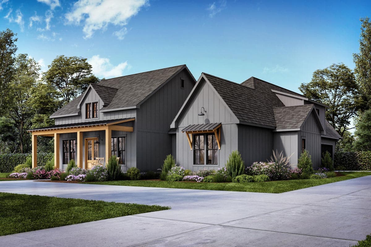 Plan 56526SM: 4-Bed Modern Farmhouse Plan with Split Bedroom Floor Plan - Image #13 - Cottage, Country, Craftsman, Farmhouse, Modern Farmhouse, New American, Traditional