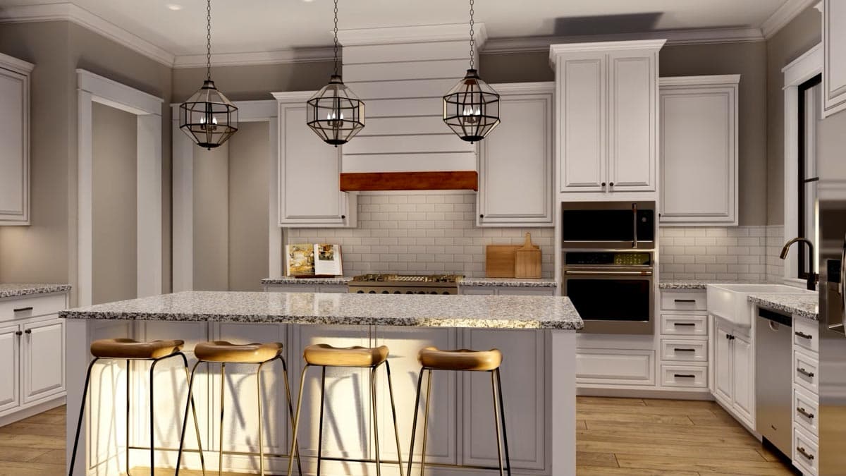 Plan 56526SM: 4-Bed Modern Farmhouse Plan with Split Bedroom Floor Plan - Image #20 - Cottage, Country, Craftsman, Farmhouse, Modern Farmhouse, New American, Traditional