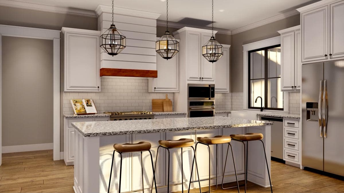 Plan 56526SM: 4-Bed Modern Farmhouse Plan with Split Bedroom Floor Plan - Image #21 - Cottage, Country, Craftsman, Farmhouse, Modern Farmhouse, New American, Traditional