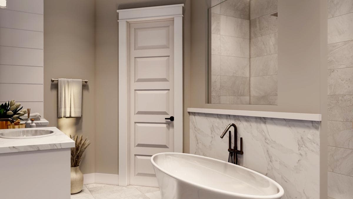 Plan 56526SM: 4-Bed Modern Farmhouse Plan with Split Bedroom Floor Plan - Image #25 - Cottage, Country, Craftsman, Farmhouse, Modern Farmhouse, New American, Traditional