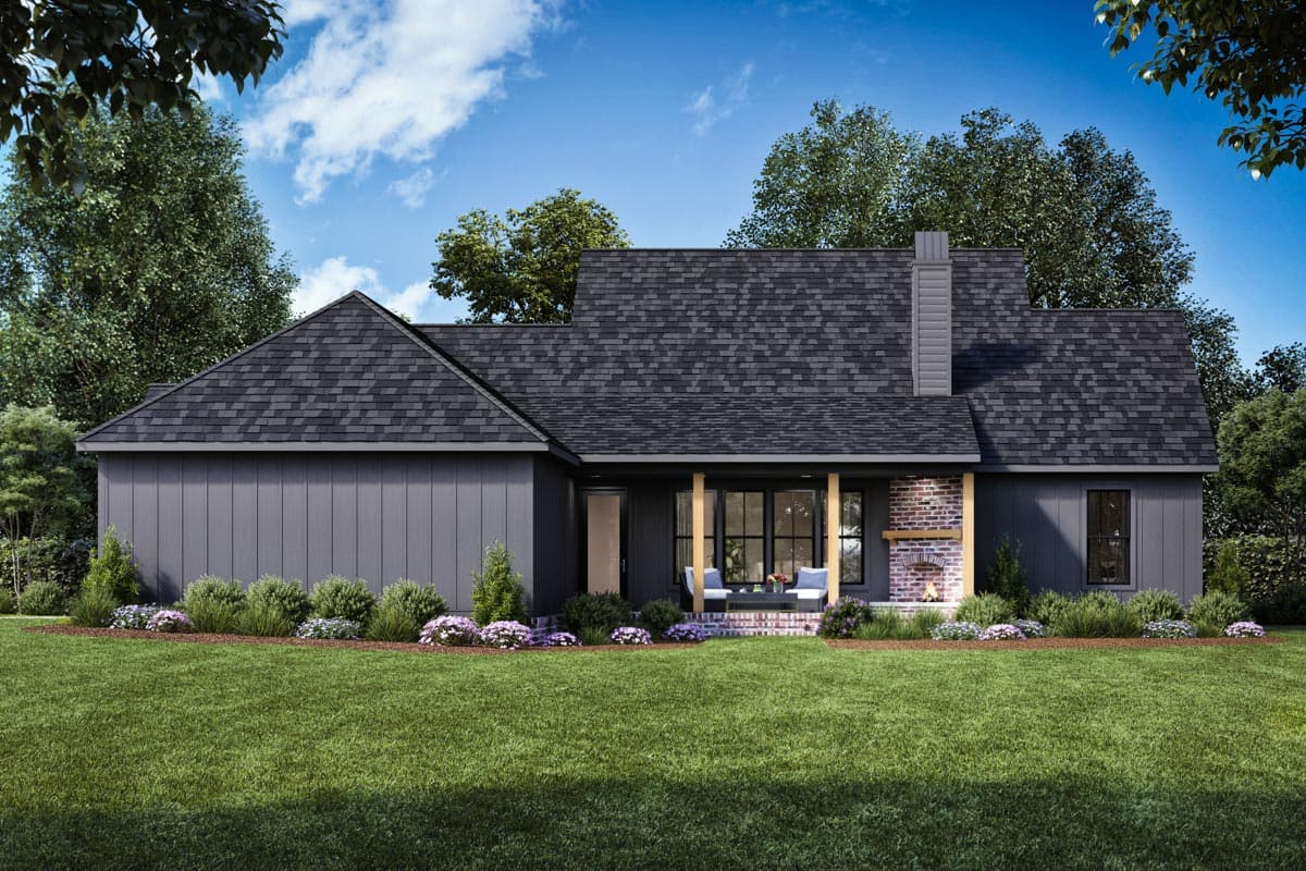 Plan 56526SM: 4-Bed Modern Farmhouse Plan with Split Bedroom Floor Plan - Image #11 - Cottage, Country, Craftsman, Farmhouse, Modern Farmhouse, New American, Traditional