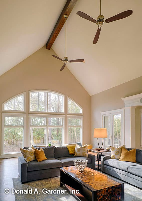 Plan 444354GDN: 3200 Square Foot One-Story Craftsman House Plan Designed for Rear Views - Image #10 - Country, Craftsman, Ranch