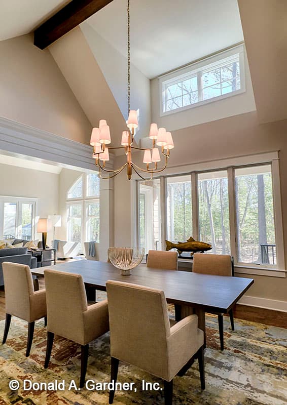 Plan 444354GDN: 3200 Square Foot One-Story Craftsman House Plan Designed for Rear Views - Image #14 - Country, Craftsman, Ranch