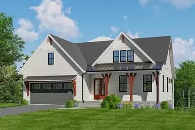 4-Bed Craftsman Plan with Finished Basement - 2675 Sq Ft