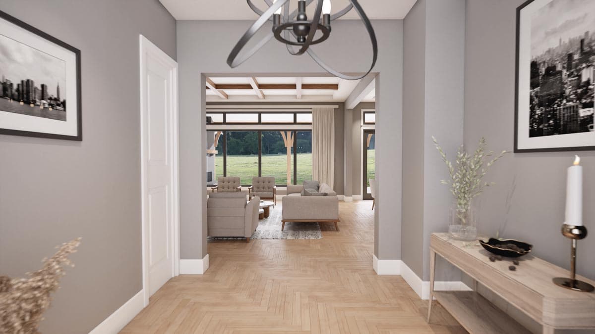 Plan 915051CHP: Exclusive Hill Country House Plan with Study and Large Covered Porch - 3680 Sq Ft - Image #7 - Country, Farmhouse, Hill Country, Modern Farmhouse, New American