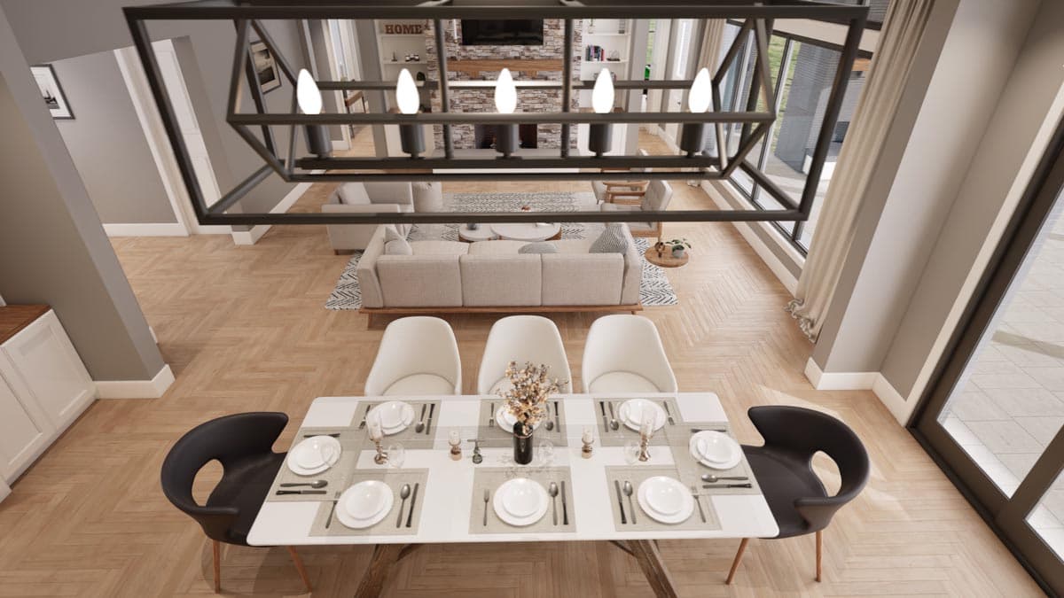 Plan 915051CHP: Exclusive Hill Country House Plan with Study and Large Covered Porch - 3680 Sq Ft - Image #13 - Country, Farmhouse, Hill Country, Modern Farmhouse, New American