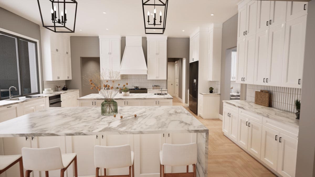 Plan 915051CHP: Exclusive Hill Country House Plan with Study and Large Covered Porch - 3680 Sq Ft - Image #15 - Country, Farmhouse, Hill Country, Modern Farmhouse, New American