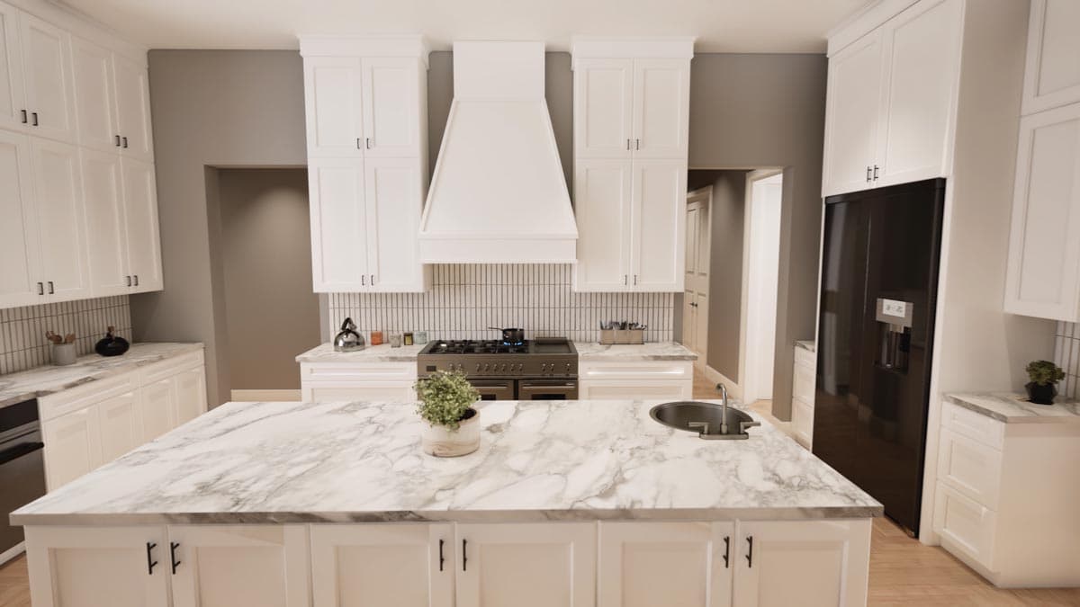 Plan 915051CHP: Exclusive Hill Country House Plan with Study and Large Covered Porch - 3680 Sq Ft - Image #18 - Country, Farmhouse, Hill Country, Modern Farmhouse, New American