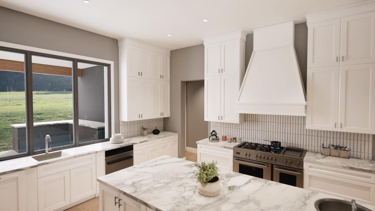 Plan 915051CHP: Exclusive Hill Country House Plan with Study and Large Covered Porch - 3680 Sq Ft - Image #21 - Country, Farmhouse, Hill Country, Modern Farmhouse, New American