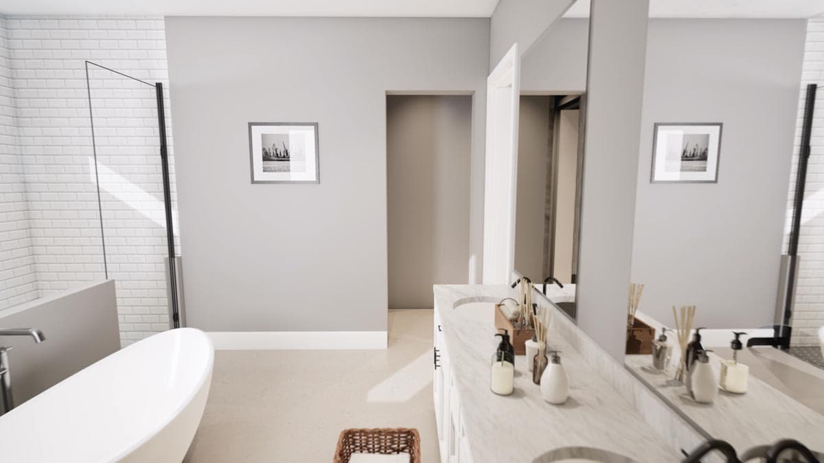 Plan 915051CHP: Exclusive Hill Country House Plan with Study and Large Covered Porch - 3680 Sq Ft - Image #25 - Country, Farmhouse, Hill Country, Modern Farmhouse, New American