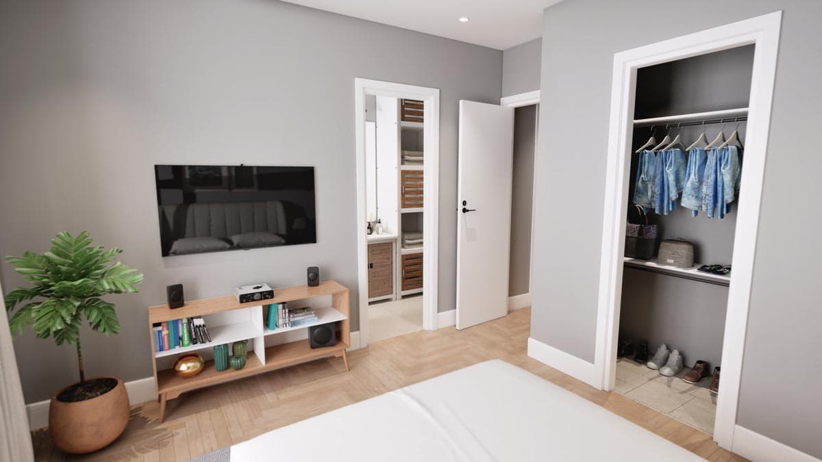 Plan 915051CHP: Exclusive Hill Country House Plan with Study and Large Covered Porch - 3680 Sq Ft - Image #31 - Country, Farmhouse, Hill Country, Modern Farmhouse, New American