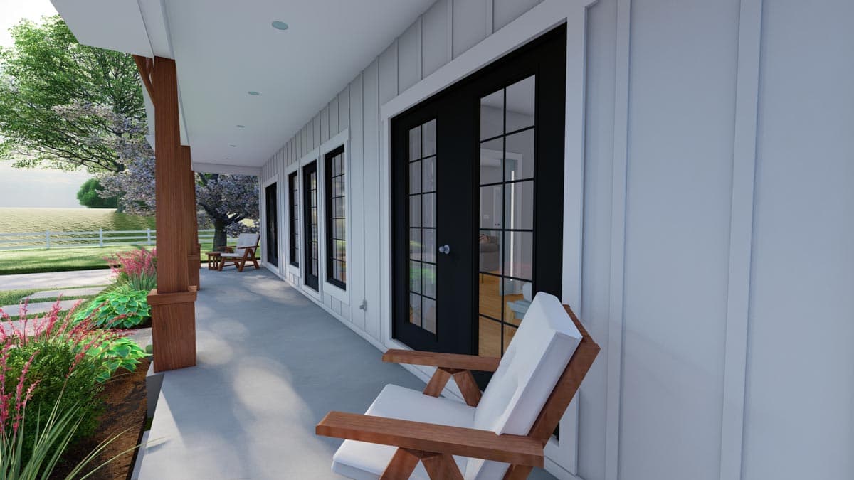 Plan 67700MG: Compact One-Story House Plan with 6'-Deep Front Porch - Image #21 - Cottage, Country, Craftsman, Traditional