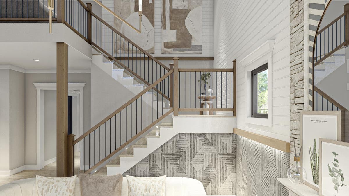 Plan 623132DJ: 5 Bed 1.5 Story House Plan with Hidden Fun Room Upstairs - Image #15 - Country, New American, Traditional