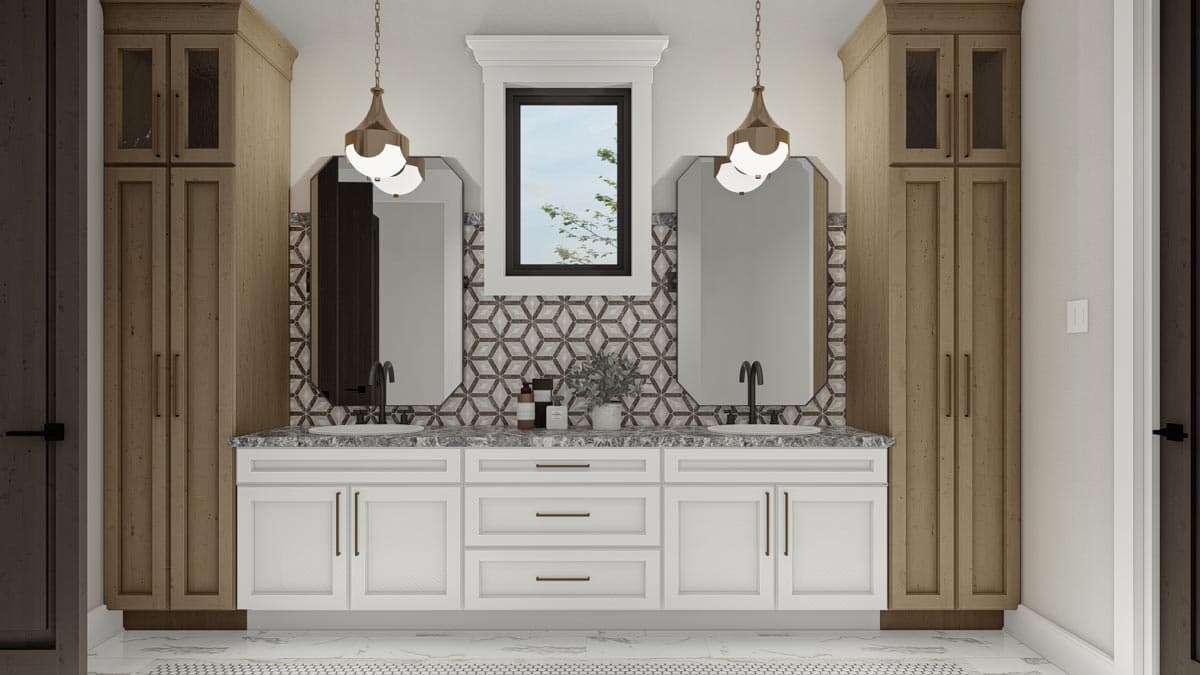 Plan 623132DJ: 5 Bed 1.5 Story House Plan with Hidden Fun Room Upstairs - Image #17 - Country, New American, Traditional