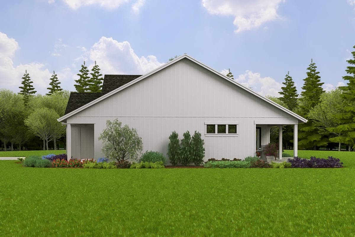 Plan 69212AM: 1446 Square Foot Home Plan with Home Office Flex Room - Image #10 - Cottage, Country, Traditional